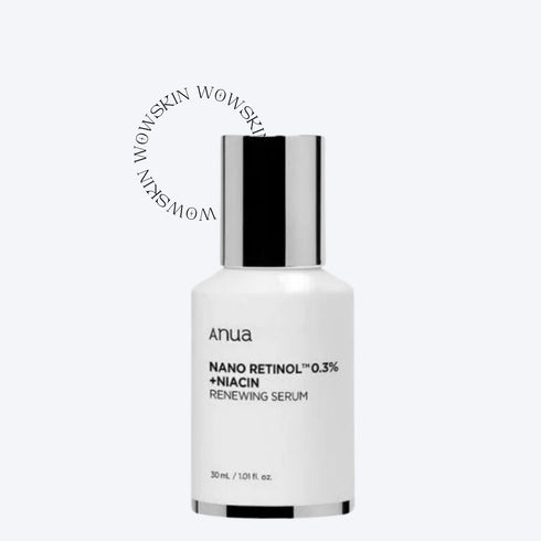 Anua Nano Retinol Serum 0.3% + Niacinamide estompează ridurile și petele pigmentare vizibil. Ser coreean anti-aging ideal pentru ten matur și cu imperfecțiuni.